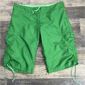 Vintage 90s Y2k Nike Swim Trunks Boys Size Large Green Beach Surfing